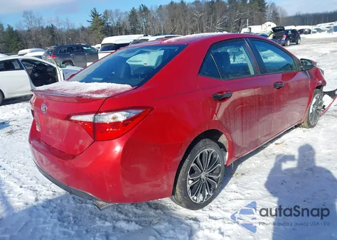 2014 Toyota Corolla S Plus from USA, damaged, VIN 2T1BURHE0EC088613